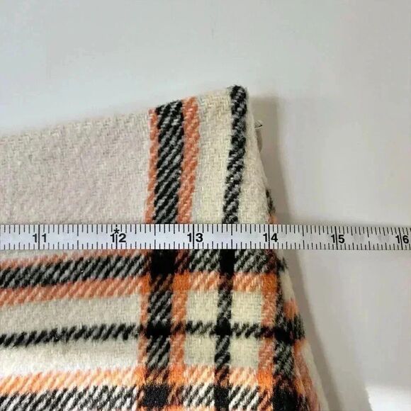 NWT Francesca’s Blue Rain Pleated Plaid Mini Skirt Size Small Academia - Picture 7 of 14